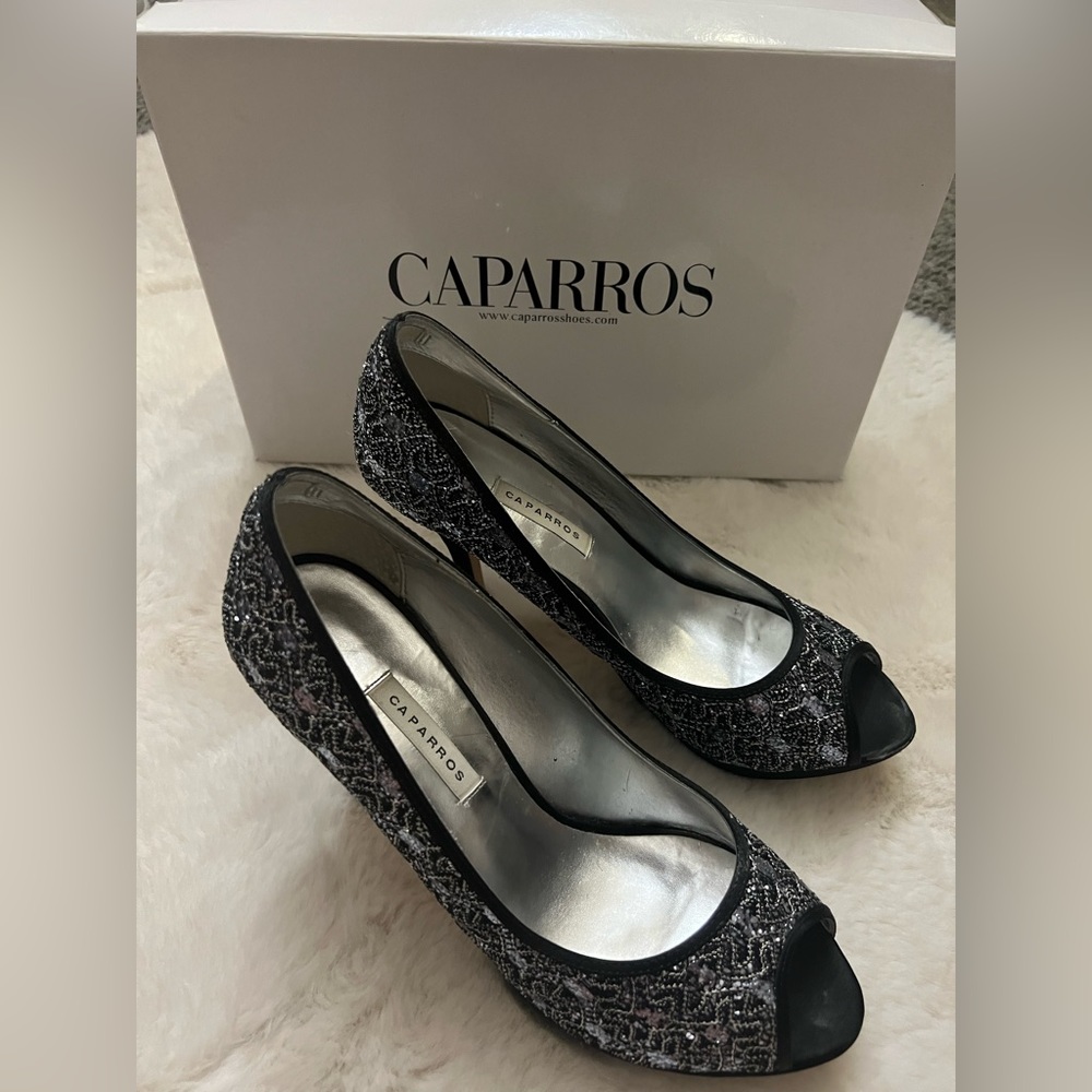 Caparros Mercury Glitz Bezzel Heel